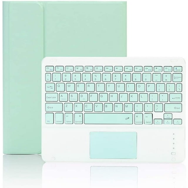 Étui de Protection pour Clavier avec Clavier Sans Fil Détachable 3.0 Pavé Tactile/emplacement pour Stylo Compatible avec iPad Pro 11(2018/2020)