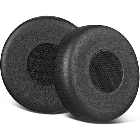 SOULWIT Replacement Ear Pads Cushions for Jabra Evolve 65/40/30/20 Headphones, Earpads for Jabra Evolve 65UC 65MS/ 40UC 40MS/ 30US 30II/ 20SE 20UC 20MS Headset - Black