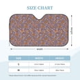 thumbnail image 3 of Bingfone Daisies Flowers Car Windshield Sunshade,Sun Foldable Sun Shield Sun Visor for Car - Medium, 3 of 8