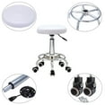 thumbnail image 4 of SHZICMY Hydraulic Rolling Swivel Stool Adjustable Massage Spa Salon Working Chair White, 4 of 12