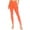 Neon Orange, variant on Women's Stretch Workout Elastic Waist Slim Yoga Solid Leggings Pants
