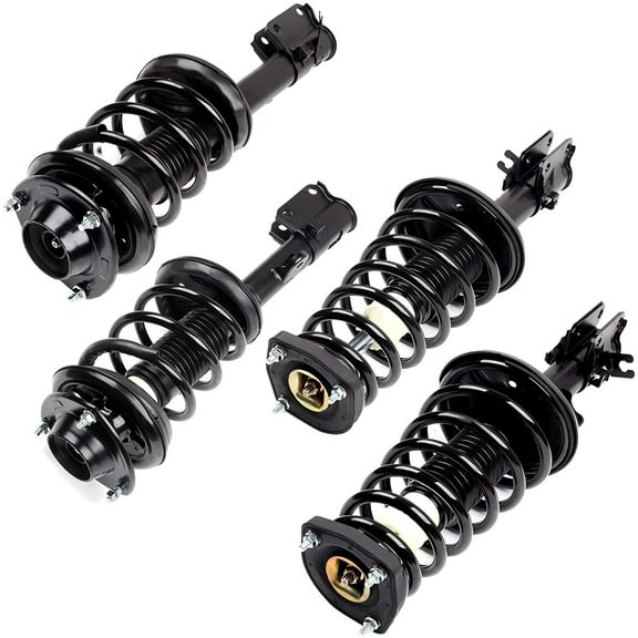 CCIYU Complete Struts Shock Absorbers Fits for 2005-2009 for Hyundai Tucson, 2005-2010 for Kia for Sportage CCIYU 172220 172219 172221 172222 Quick Struts Assembly Front Rear Pair Struts