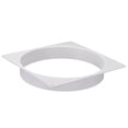 thumbnail image 1 of Unique Bargains 12Inch Duct Connector Flange ABS Plastic Air Outlet Inlet Hose Pipe Adaptor for Ventilation System, 1 of 4