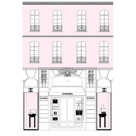 Marmont Hill Pink Store Front 2 By Loretta So Painting Print On