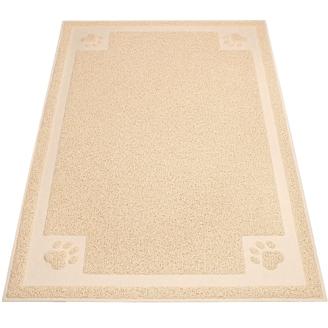 Alfombrilla grande para gatos UPSKY, 89 x 59 cm, Scatter Control, color beige