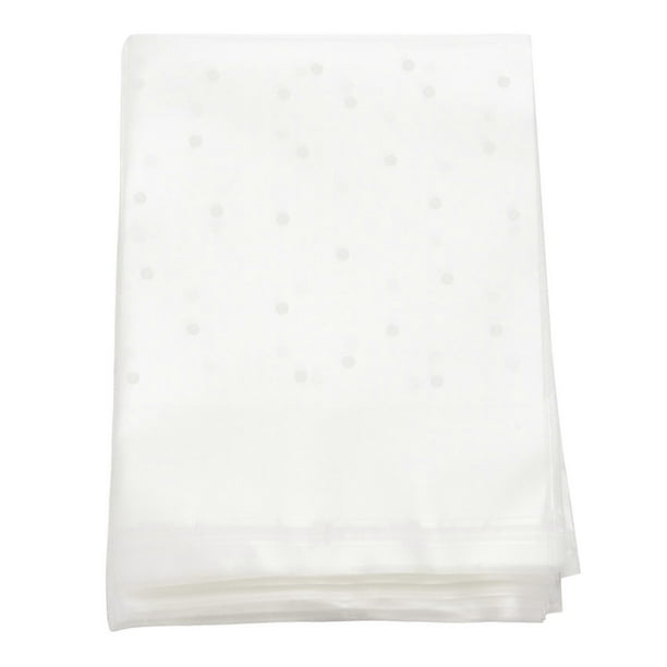 100 bolsas de plástico esmeriladas bonitas para empaquetar dulces, galletas, jabón, cupcakes, autoadhesivas, para muestras o regalos.