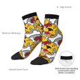thumbnail image 6 of Fuzoiu Cute Dog Print Adult Socks, Crew Moisture-wicking Socks, Unisex Cushion Crew Socks,Casual Sports Ankle Socks, 6 of 7