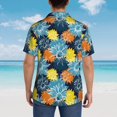 thumbnail image 6 of Goofa Sunflowers Hawaiian Shirt for Men, Unisex Summer Beach Casual Short Sleeve Button Down Shirts,Aloha Tropical Floral print shirt-, 6 of 9