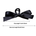 thumbnail image 2 of Large Satin Bow Hair Clips for Women - Elegant French Soft Ribbon Barrettes for Thick or Curly Hair - 2Pcs Glossy Accessories, 2 of 4
