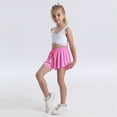 thumbnail image 7 of 5-12T Girls Flowy Shorts with Spandex Liner 2-in-1 Youth Butterfly Skirts for Fitness, Running, Sports, 7 of 7