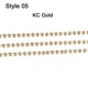 thumbnail image 1 of 5 m/lote 1,3-2,5mm oro rodio cobre a granel fino collar cadena para DIY fabricación de joyas suministros cadenas accesorios Tan Jianjun unisex, 1 of 2