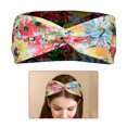thumbnail image 1 of Attaches Cheveux Bandeaux Mode Tissu Bandeau Croisé Yoga Course Sport Bandeau, 1 of 4