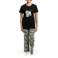 thumbnail image 4 of CafePress - Bichon Hair Humor Women's Dark Pajamas - Women's Short Sleeve Print T-Shirt and Pants Dark Cotton Pajama Set, 4 of 7