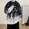 thumbnail image 2 of Big and Tall Sweaters for Men M-5XL Plus Size Pullover Long Sleeve Crew Neck Sweater Trendy Gradient Casual Knitted Basic Warm Sweatshirts, 2 of 4