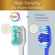 Colgate Total Active Prevention Foaming Clean Medium Toothbrush, White, 2 Pack