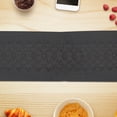 thumbnail image 2 of Maison Concepts Vinyl Table Runner 54" Diamond Band Black - Set of 2, 2 of 3