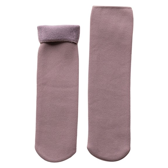Yanyanz Compression Socks, Double Velvet Winter Thermal Socks Close Fitting Velvet Winter Thermal Socks Thickened Soft Velvet Socks Comfortable Velvet Winter Thermal Socks, Socks Gray One Size