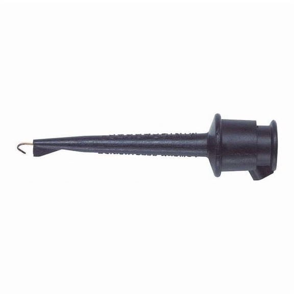 Pomona Electronics Test Clip Lead, Minigrabbers, 2.35", Black 4555-0