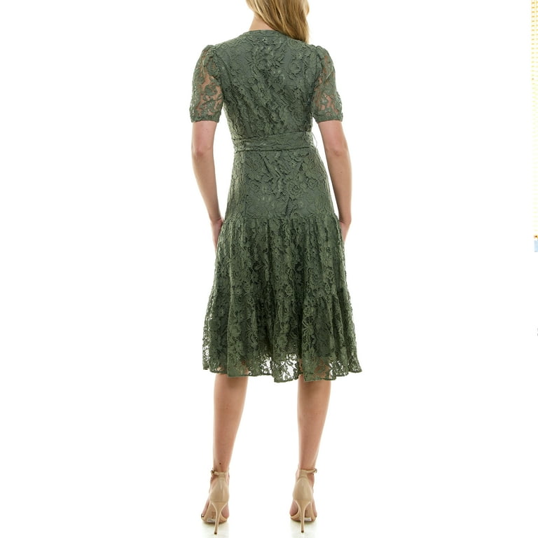 Nanette Lepore Women's Puff Sleeve Lace Midi Dress, Sizes XS-XXXL - Walmart.com Nanette Lepore Women's Puff Sleeve Lace Midi Dress, Sizes XS-XXXL - Walmart.com