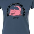thumbnail image 3 of Pokémon - No Thoughts - Juniors Fitted Graphic T-Shirt, 3 of 5