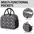 thumbnail image 6 of Womens Pioneer Flower Floral Print Pattern Lunch Box for Work,Insulated Lunch Bag for Women,Loncheras Para Mujer,Leakproof Adult Lunch Bag for Work,Beach,Travel,Picnic,Camping, 6 of 6