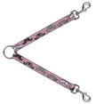 thumbnail image 1 of Buckle-Down Leash Splitter - Mustaches Pink Sketch - 1" Wide - 30" Length, 1 of 1