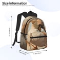 thumbnail image 2 of Fuzoiu Hiking Duck Print School Backpack for Teens,Large Bookbag,Lightweight Laptop Bag for Travel, Work, School & Outdoor Adventures, 2 of 6