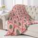 thumbnail image 4 of Christmas Flannel Christmas Tree Blanket Forest Snow Scene Thickened Printed Blanket Double Sided Plushs Nap Blanket Shawl Holiday Gift Blanket, 4 of 6