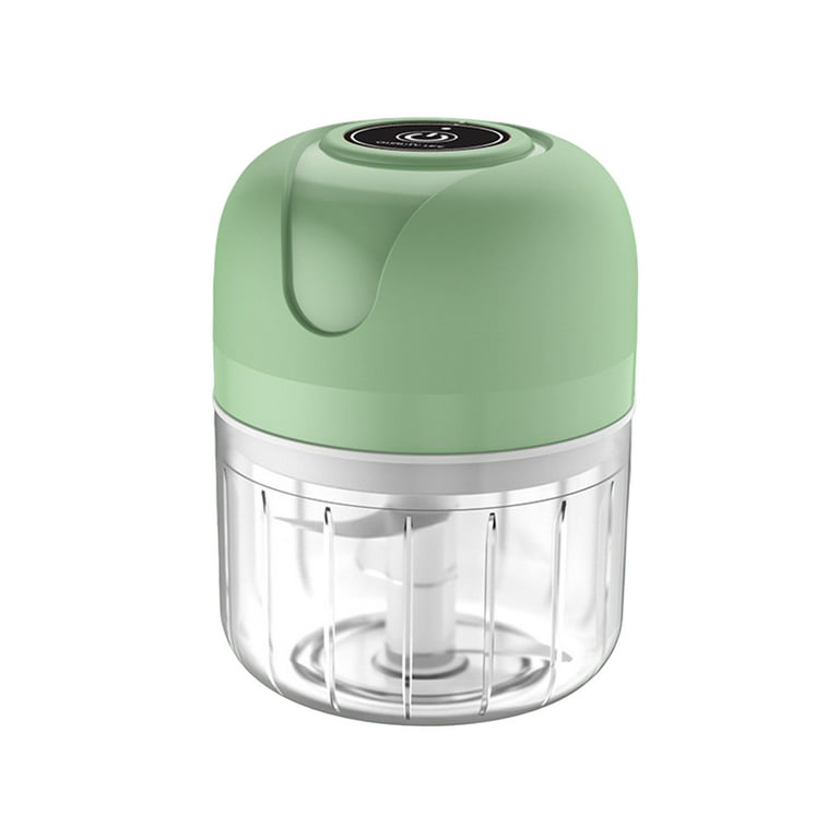 1pc Multi-functional Mini Food Processor, Manual Crusher With 2 Blades,  Suitable For Outdoor And Home Cooking