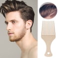 thumbnail image 4 of Hearth & Gear Wheat Straw Fork Comb Oil Hair Comb Hair Salon Styling Hair Fork Comb Big Back Hair Airplane Head Plug Comb Hair Salon Styling Comb Braid compatible with Machine Split End for 4c Hair, 4 of 4