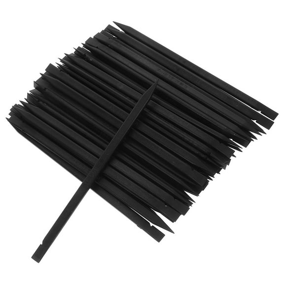 Amosfun 100Pcs Black Plastic Phone Repair Tools Kit Antistatic Spudger Pry Bar for Electronics