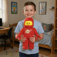 thumbnail image 2 of LEGO® Red Astronaut Kids Bedding Pillow Buddy, Polyester, 13" x 19", 2 of 7