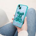 thumbnail image 6 of SOATUTO Cool Bear Shockproof Clear Phone Case Cover 3D Bear Luxury For iPhone 13 Pro 6.1 inch - Green, 6 of 7