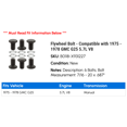 thumbnail image 2 of Flywheel Bolt - Compatible with 1975 - 1978 GMC G25 5.7L V8 1976 1977, 2 of 2