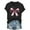 Black-7, variant on JSKUMAR Women's Valentines T-Shirt Cute Love Heart Graphic Tees Casual Short Sleeve Crew Neck Pullover Trendy Tops (White-17,XL)