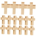 thumbnail image 4 of 3 Pieces Wooden Cross Pendants for Craft Supplies DIY Jewelry Projects, 4 of 8