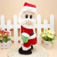 thumbnail image 1 of Papá Bailarín Musical Eléctrico Que Canta y Baila, Figura de Papá Que Mueve la Cadera, Juguetes con Caderas Retorcidas, Regalo de Navidad y Año, 1 of 5