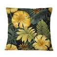 thumbnail image 3 of Designart "Magical Monstera Wonders" Tropical Printed Throw Pillow, 3 of 5