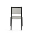 thumbnail image 4 of Amisco  Jacob Dining Chair Light Grey Polyester / Black Metal, 4 of 5