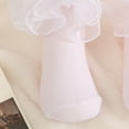 thumbnail image 3 of vnanda Women Elastic Socks Soft Breathable Children Socks with Floral Lace Decor Princess Style Ballet Dancing Performance Socks Women Socks, 3 of 8