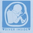 thumbnail image 2 of CafePress - Diver Inside Blue Infant Bodysuit - Baby Light Bodysuit, Size Newborn - 24 Months, 2 of 4