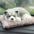 thumbnail image 2 of Juguete de simulación de perro durmiendo, perro de peluche, adorno para coche, adorable muñeco de peluche, decoración para el hogar, decoración del salpicadero, regalo, 2 of 5