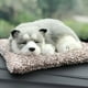 thumbnail image 2 of Juguete de simulación de perro durmiendo, perro de peluche, adorno para coche, adorable muñeco de peluche, decoración para el hogar, decoración del salpicadero, regalo, 2 of 5