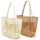 thumbnail image 1 of Bolsa de playa VOROLO Mesh Tote Fairycore Hobo Bandolera caqui, 1 of 5