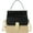 A-black, variant on Women's Woven Straw Handbag Fashion Box Mini Shoulder Bag Beach Holiday