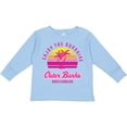thumbnail image 3 of Inktastic Summer Enjoy the Sunshine Outer Banks North Carolina in Pink Boys or Girls Long Sleeve Toddler T-Shirt, 3 of 5
