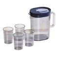 thumbnail image 2 of DOLITY Large Water Pitcher Cold Water Dispenser with 4 Cups Heat Resistant Lemon Kettle Blue, 2 of 9