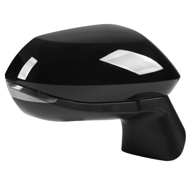 Espejo retrovisor lateral calefaccionado, negro brillante, espejo retrovisor exterior eléctrico calefaccionado, espejo retrovisor para automóvil diseñado para profesionales