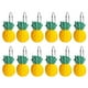 thumbnail image 1 of 12 Ganchos Para Cortina De Ducha Con Forma De Piña Para Baño, Sala De Estar, 1 of 8