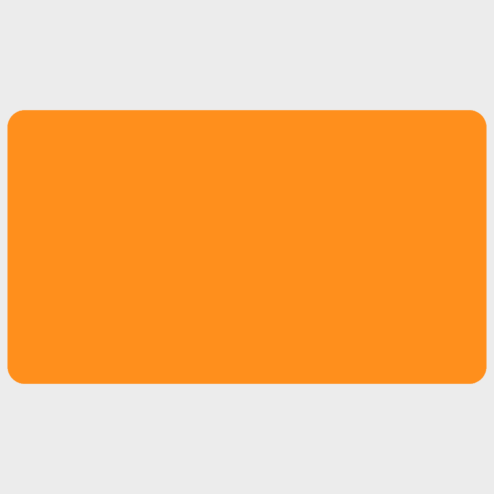 JAM Paper Standard Label Rolls, Rectangle, 2 x 3 1/2, Neon Orange, 125 Labels/Roll